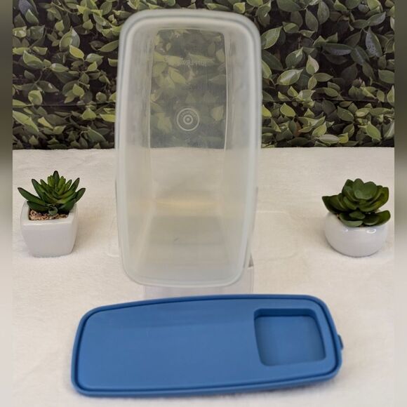 Tupperware Modular Mates Cereal Storer Container #1588-6 w/ Blue Lid #1590-2 - Picture 8 of 12